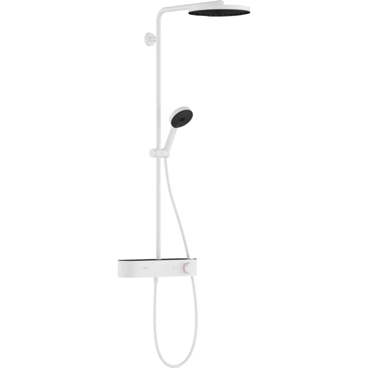 Hansgrohe Pulsify S dusjsett, vannbesparende, hvit | 24221700