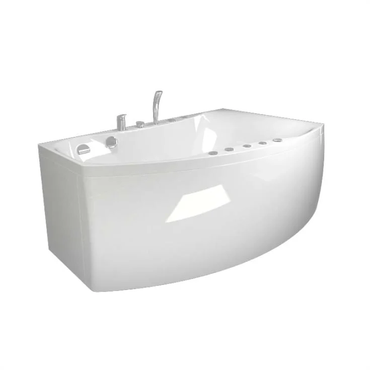Westerbergs Ocean 160L Executive boblebad, 1550x912 mm, venstre, akryl, hvit | 20082262-01