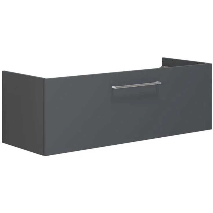 Dansani Mido+ servantskap, 120x44 cm, matt grå | P43-1003