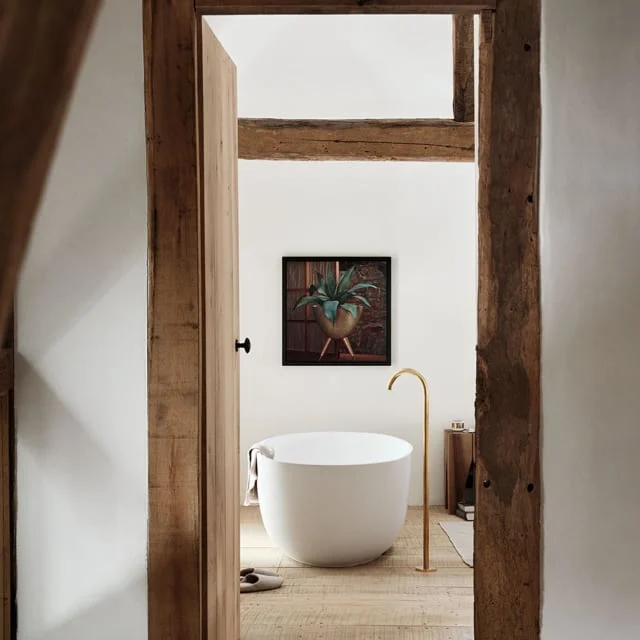 Vola 090FM kartut, gulvstående, 1000×200 mm (hxd), rustfritt stål | 090FM-1000-40