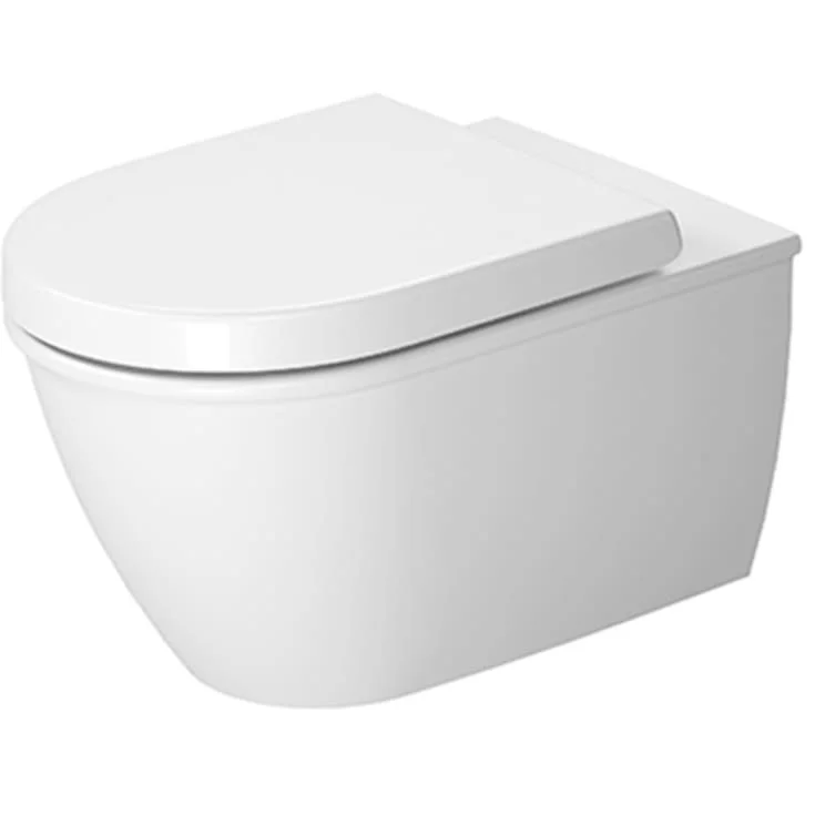 Duravit Darling New Compact vegghengt toalett, uten skyllekant, antibakteriell, hvit | 2557092000 Duravit Darling New Compact vegghengt toalett, uten skyllekant, antibakteriell, hvit | 2557092000