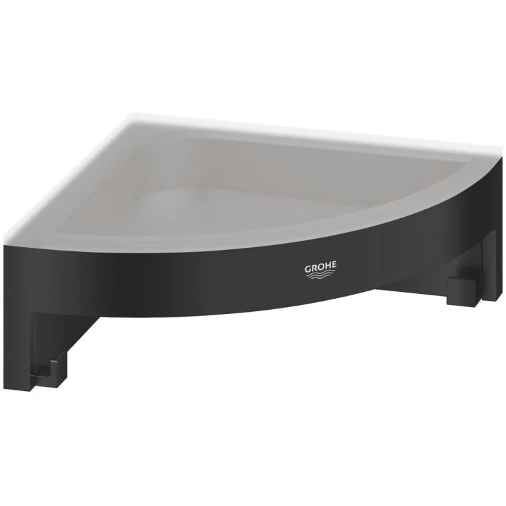 Grohe Start Cube dusjhylle, matt sort | 411062430