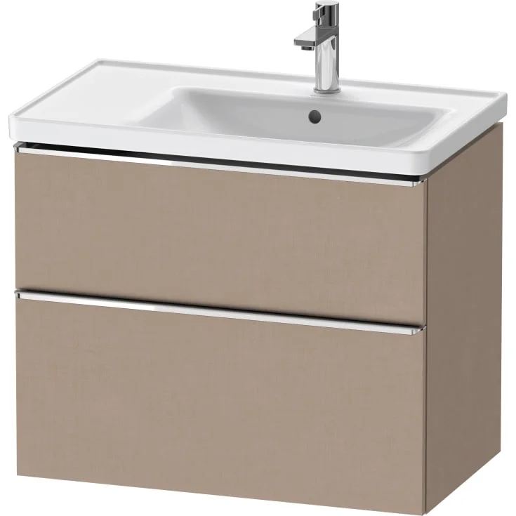 Duravit D-Neo servantskap, 78,4×45,2 cm, brun/krom | DE4358010750000