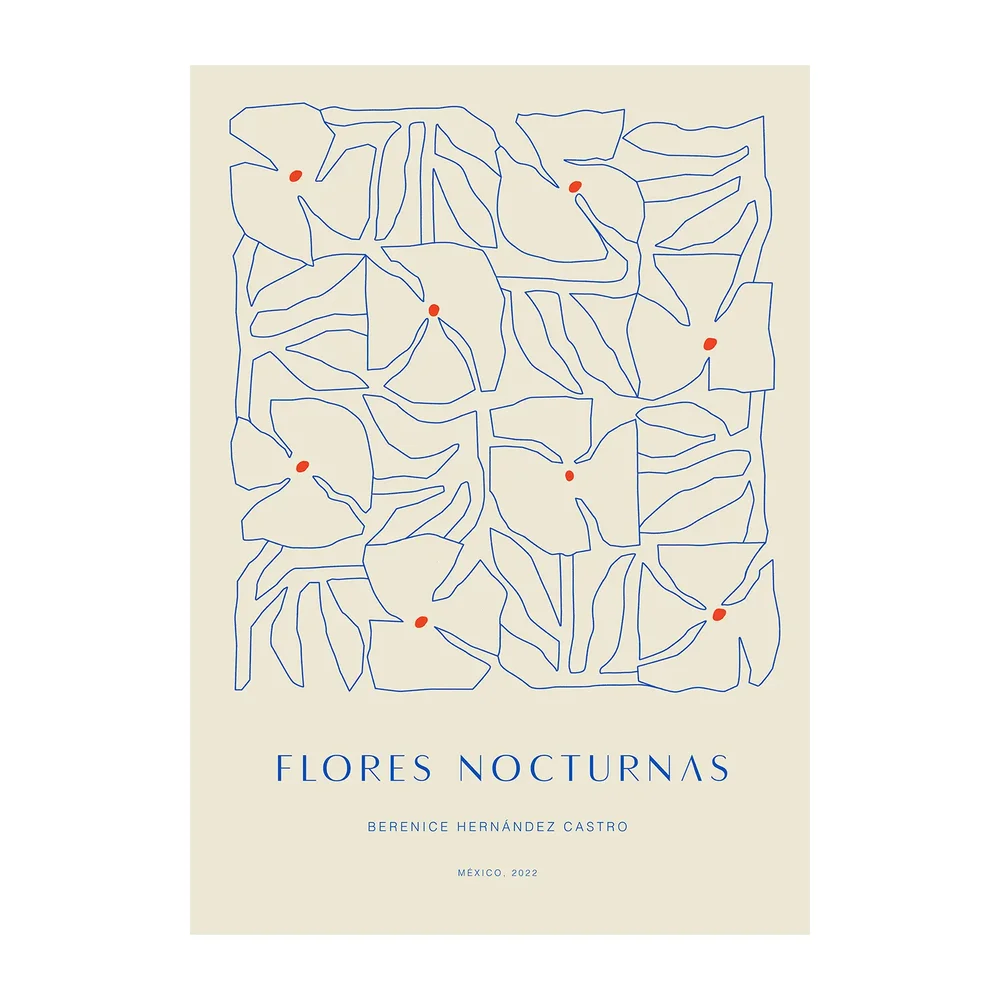 Flores Nocturnas 01 plakat v:7007142