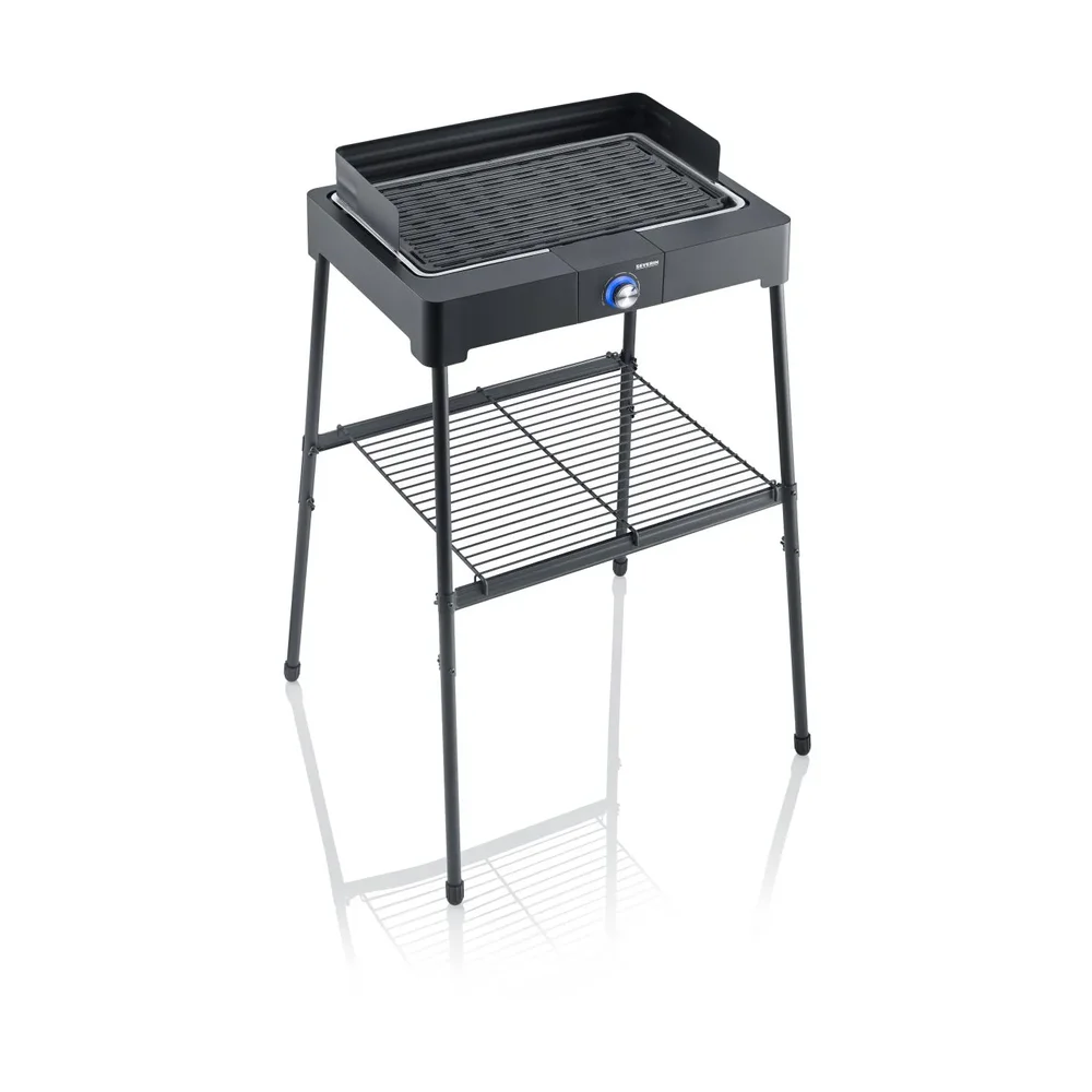 Severin PG 8568 elektrisk grill med stativ og grillplate v:8570541 Severin PG 8568 elektrisk grill med stativ og grillplate v:8570541