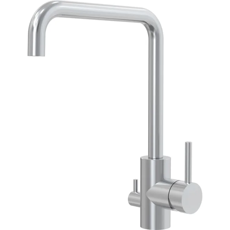 Primy Steel Square D kjøkkenarmatur, stål | 430015