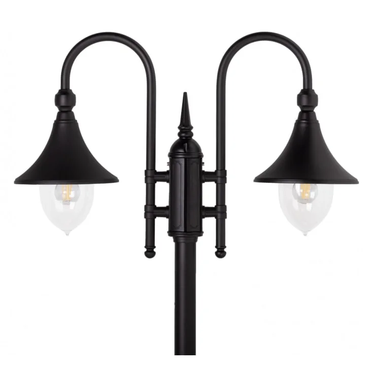 Norlys Florence 820 stolpelampe, LED max 2x9W, E27, IP54, hvit | 3185235