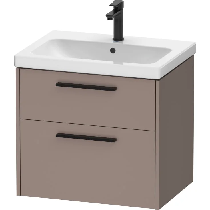 Duravit D-Code møbelpakke, 65x48 cm, brun matt | 930235302+pakke