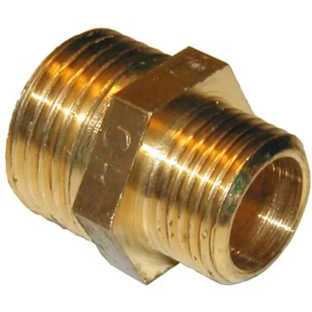 Messing ansatsnippel, 1 1/4" x 3/4" | 1985571