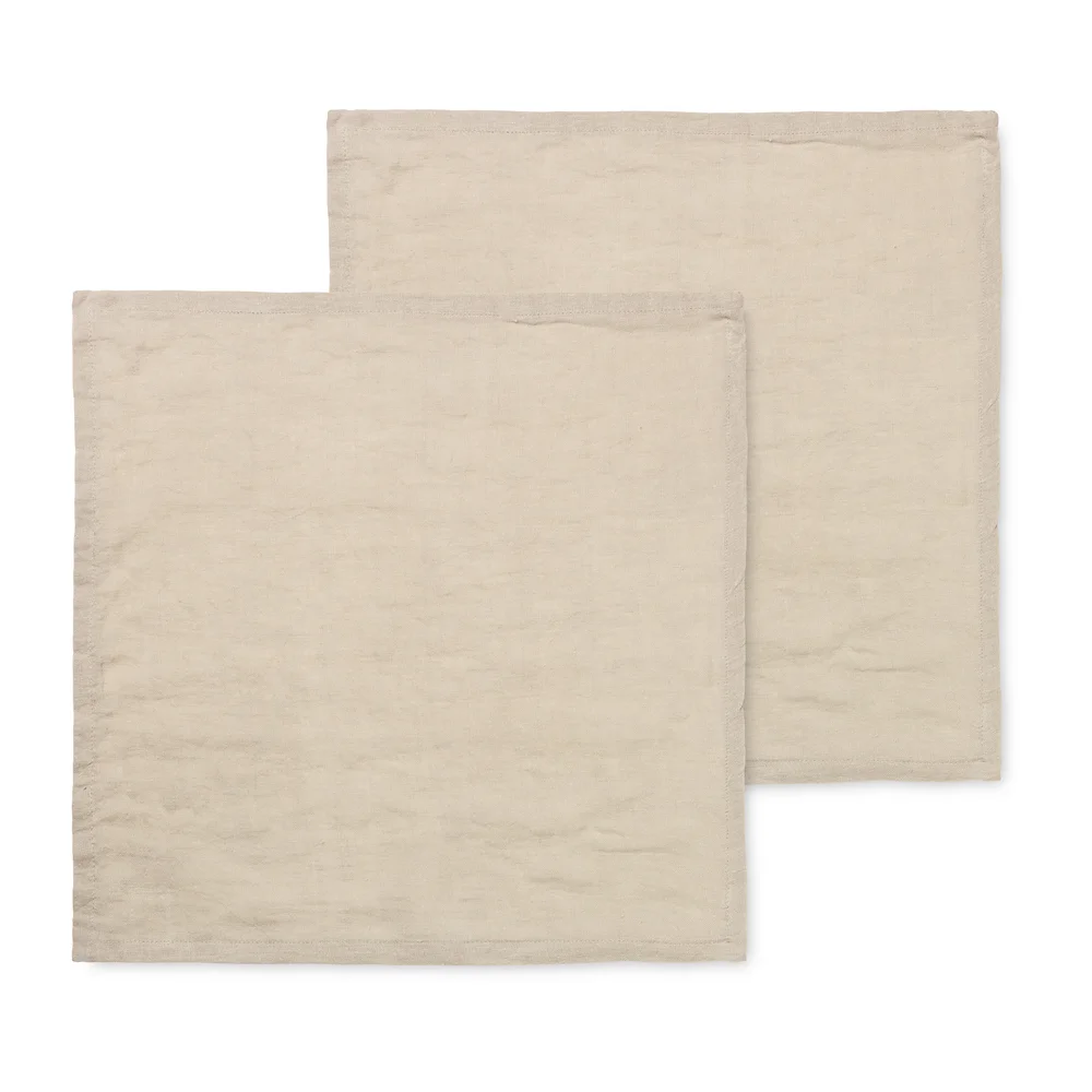 Ferm Living linservietter 2-pakning v:2438182 Ferm Living linservietter 2-pakning v:2438182