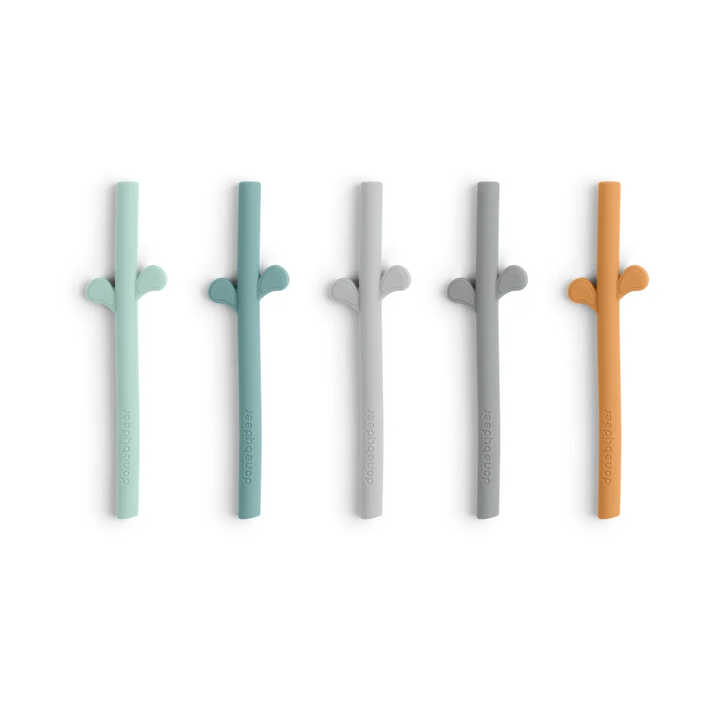 Peekaboo sugerør silikon 5-pk v:9516492