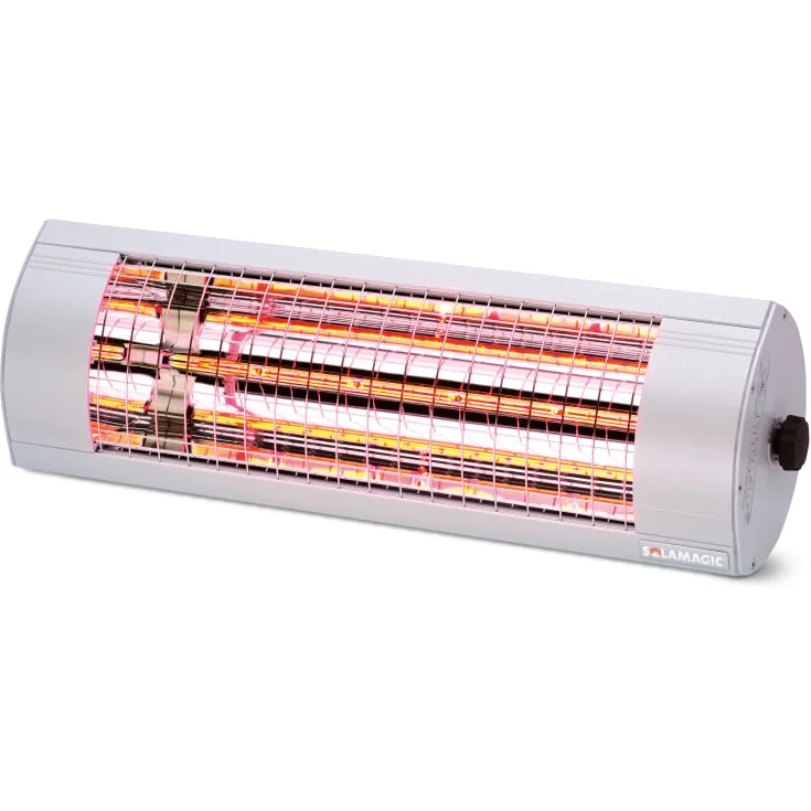 Solamagic Eco+Pro 1400W terrassevarmer, infrarød, titanium | 5100100 Solamagic Eco+Pro 1400W terrassevarmer, infrarød, titanium | 5100100