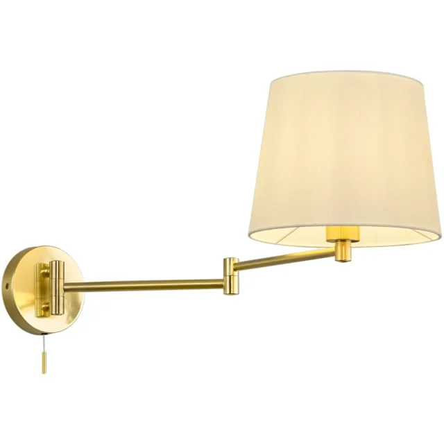 Trio Lighting Lyon vegglampe, messing | 209100108