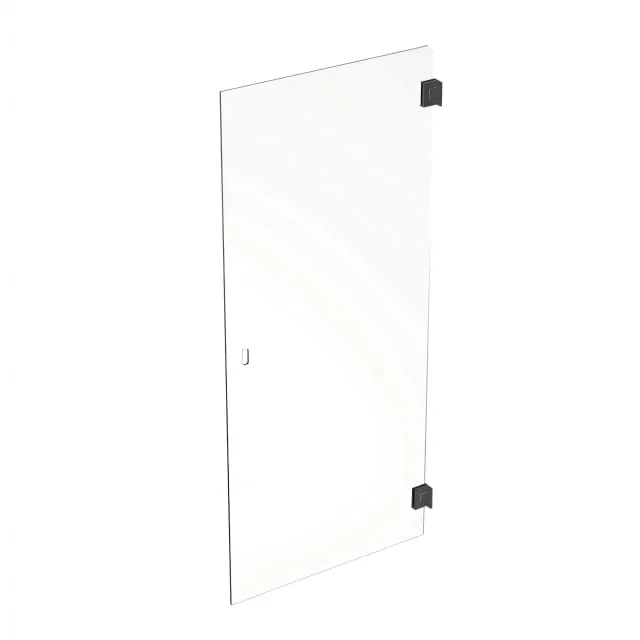Contura Shower Showerama Art dusjdør, 97,5 cm, klart glass, sort profil | 560.203.14.2