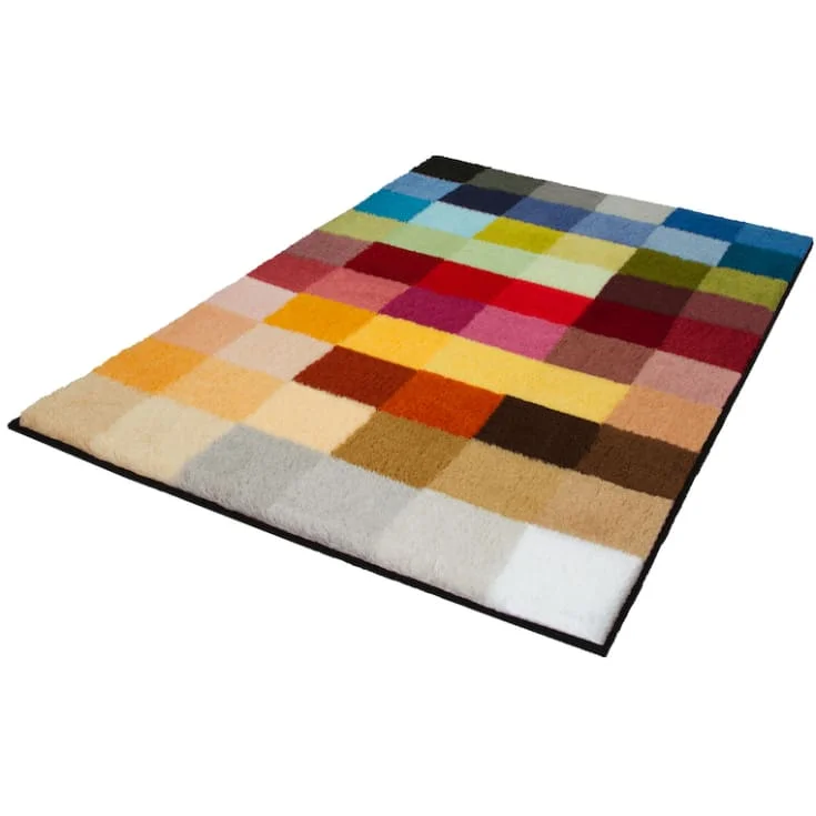 Kleine Wolke Cubetto baderomsmatte, 75x120 cm, flerfarvet | 8821148449
