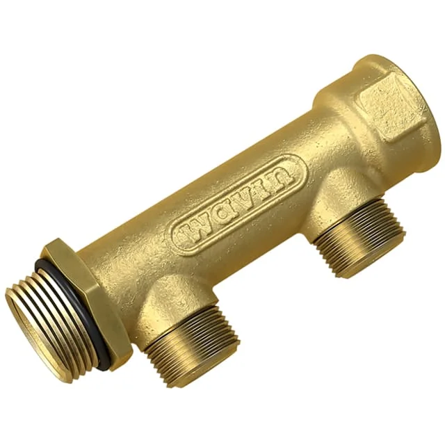 Wavin samlestokk 3/4", fast muffe, 2 avgreninger 1/2" | 4063963