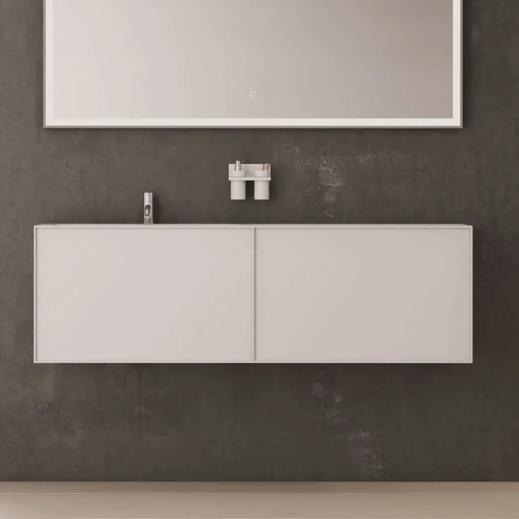 Copenhagen Bath Nexø 160 servantskap, venstre, 160×40 cm, hvit matt | 30010114
