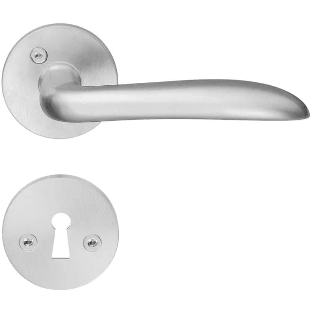 Beslagsboden Design Classic dørhåndtak, børstet krom | B870KMN Beslagsboden Design Classic dørhåndtak, børstet krom | B870KMN