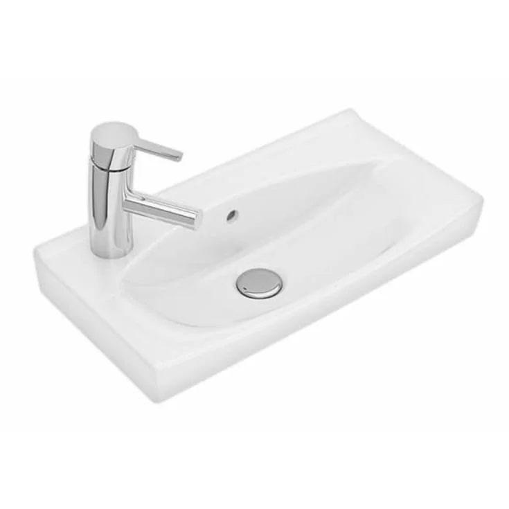 Ifö Spira servant, 51,5×28,5 cm, venstre, hvit | 15088
