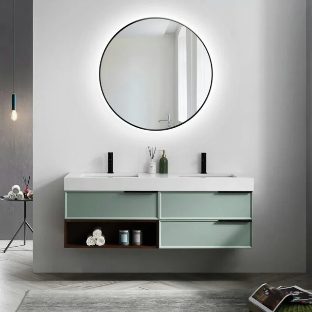 Bathlife Spira speil med lys, 100×100 cm | 401053790 Bathlife Spira speil med lys, 100×100 cm | 401053790