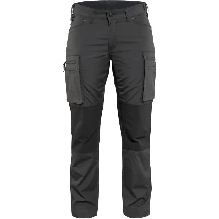 Blåkläder Workwear Unite servicebukse dame, koksgrå/sort, str. C34 | 7159-1845-9899_C34