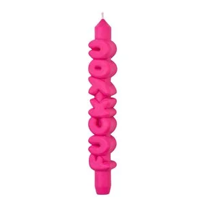 3D kronelys 23 cm F*CK YOU rosa v:3729582 3D kronelys 23 cm F*CK YOU rosa v:3729582
