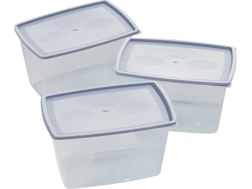 Frys/mikro boks 1,2l 3stk v:6159870 Frys/mikro boks 1,2l 3stk v:6159870