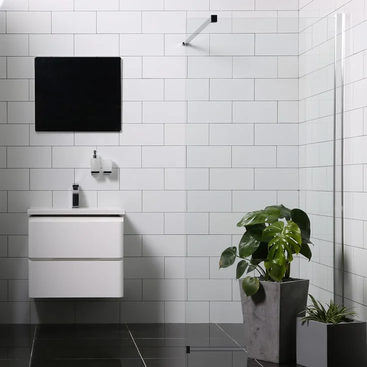 Bathlife Allsidig dusjvegg, 80 cm, klart glass, krom profil | 40728457 Bathlife Allsidig dusjvegg, 80 cm, klart glass, krom profil | 40728457
