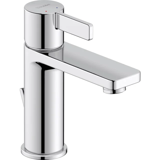Duravit D-Neo servantbatteri medium, krom | DE1020001010