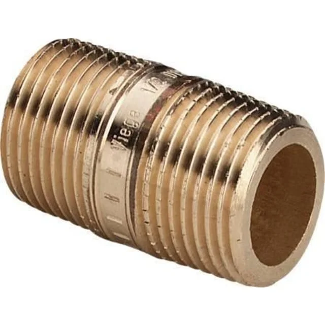 5 stk Rødgods Lang nippel 2" – 70 mm | 651091