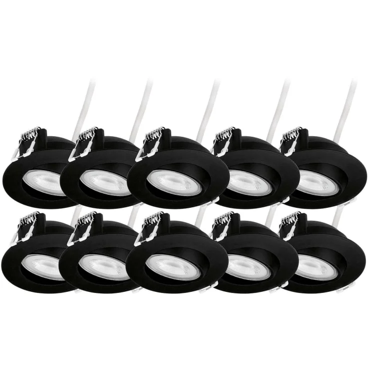4lite Vinovia downlights, 10-pak, sort | 4L1/2231×10 4lite Vinovia downlights, 10-pak, sort | 4L1/2231×10