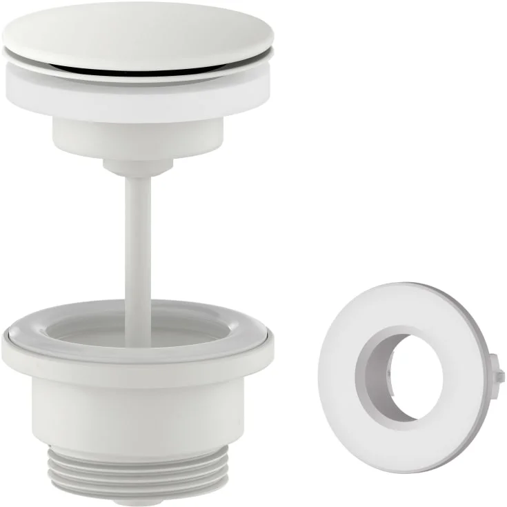 Damixa bunnventil, push-open, matt hvit | 2387021 Damixa bunnventil, push-open, matt hvit | 2387021