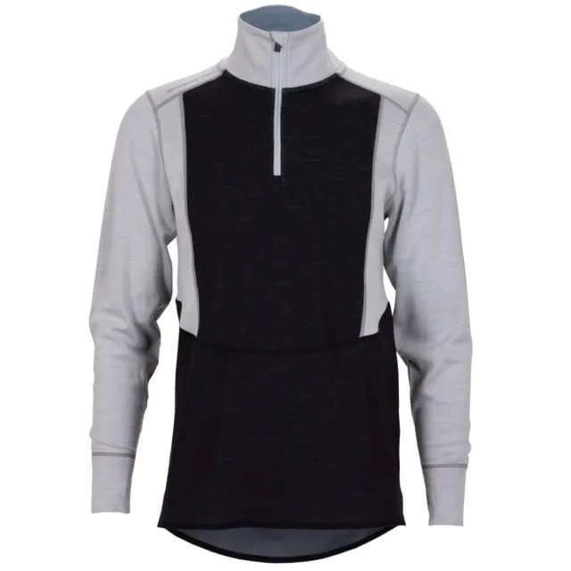 Bekken & Strøm Polo Majavatn 2L undertrøye, unisex, str. XL, sort/grå | 612597