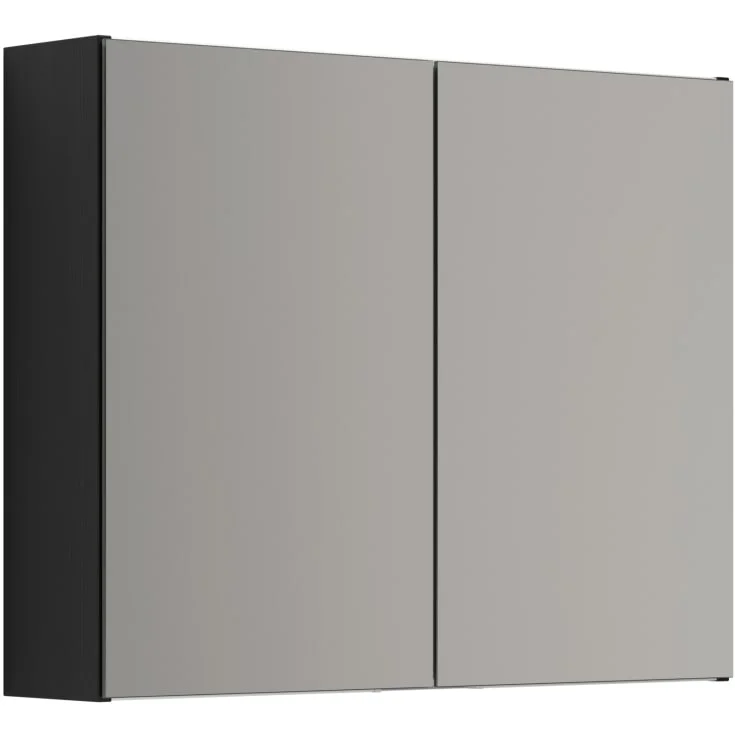 Dansani Mido+ Select speilskap, 80x64 cm, svart | S678-129