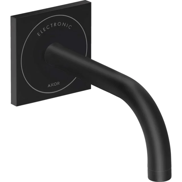 Axor Uno Berøringsfri servantbatteri, 165 mm tut, 230v, sort matt | 38119670 Axor Uno Berøringsfri servantbatteri, 165 mm tut, 230v, sort matt | 38119670