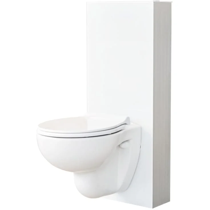 Svedbergs WC-fixtur glassbox, 101,5x41 cm, hvit | 90424