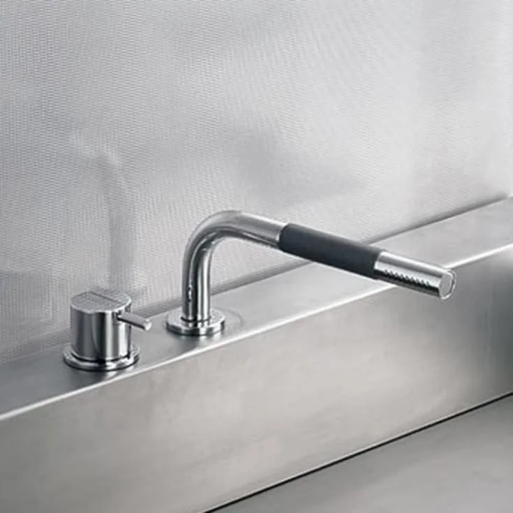 Vola 500T1 sidedusj med blander, uttrekkbar, rustfritt stål | 500T1-40
