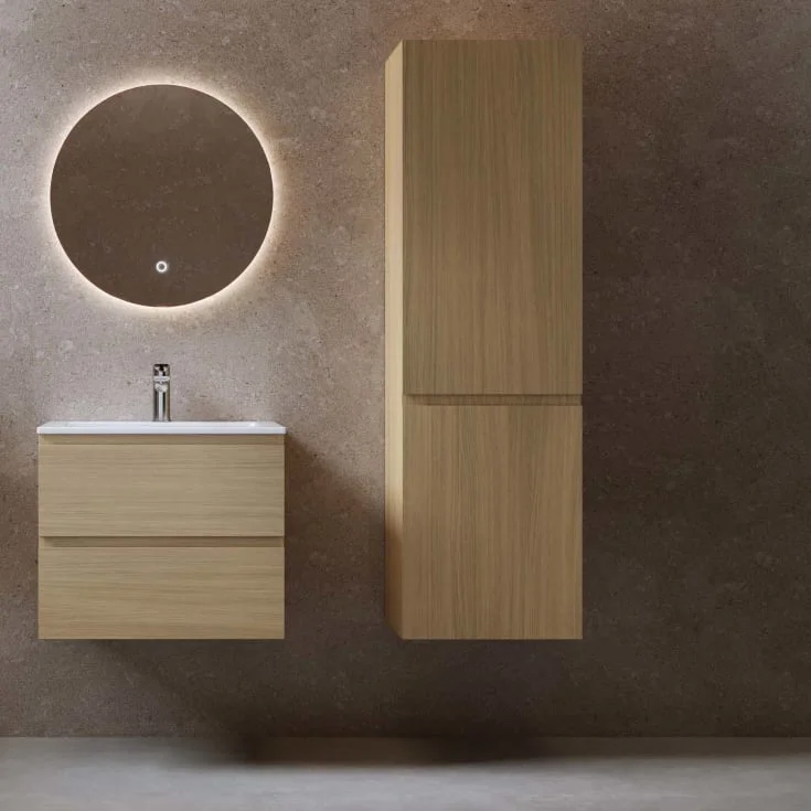 Bathlife Eufori sideskap, 45×150 cm, Lys Eik | 401410250 Bathlife Eufori sideskap, 45×150 cm, Lys Eik | 401410250