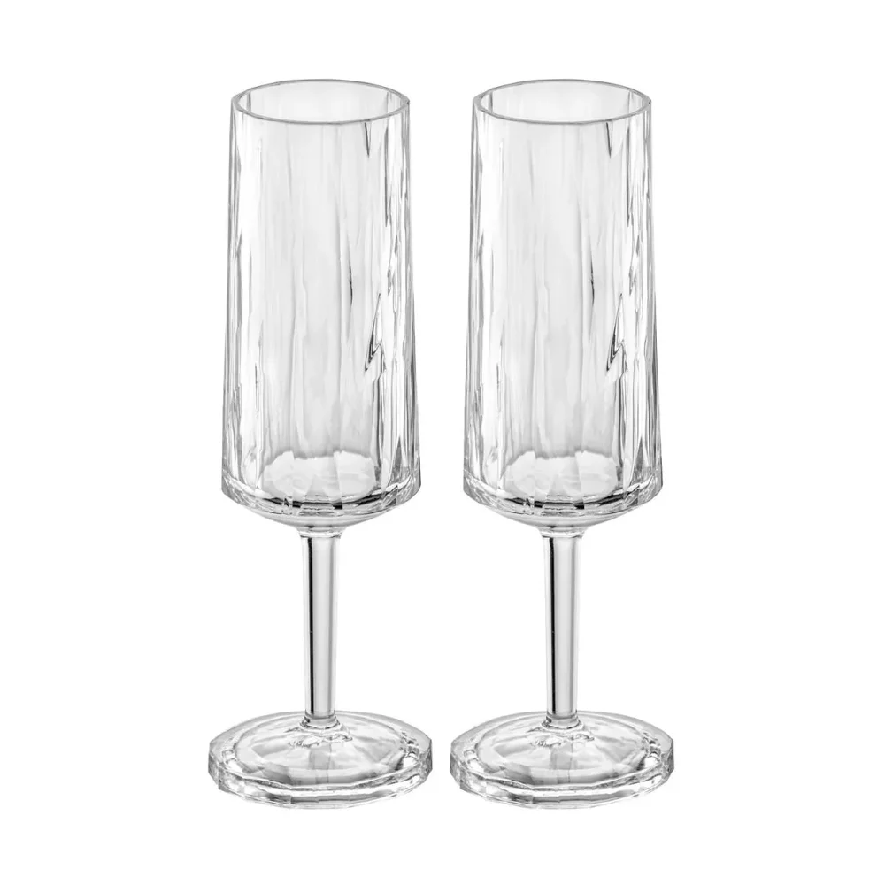 Club No. 14 champagneglass plast 10 cl 2-pakning v:6137893