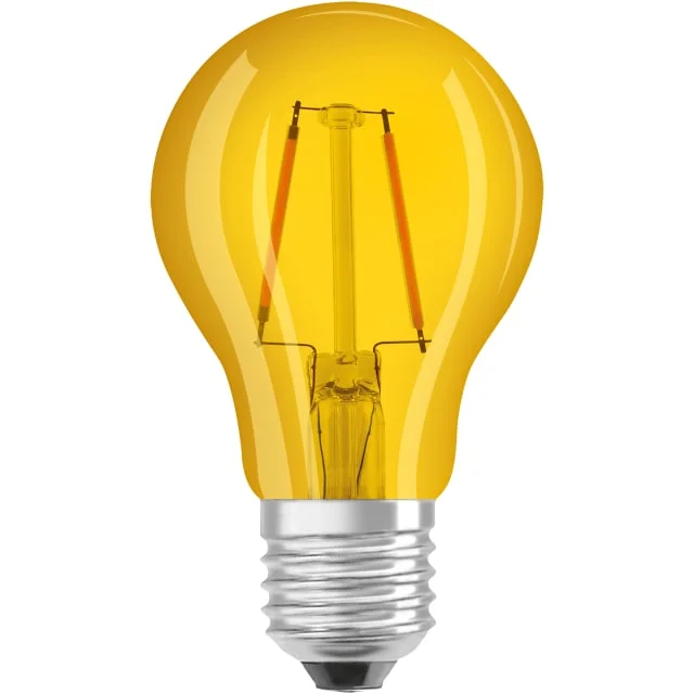 Osram Decór E27 standardpære, gul | 4058075433922