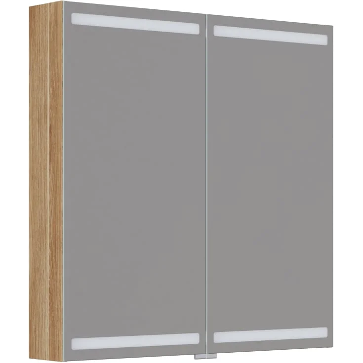 Dansani Inzo Level speilskap, 80x80 cm, eik | LS878-155