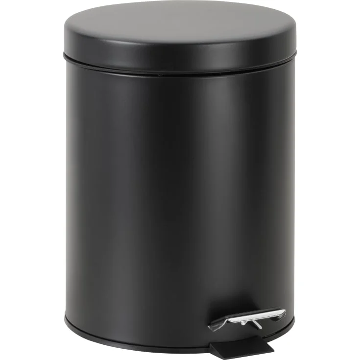 Kriss Simple søppelbøtte, 5 liter, sort | KTS1090