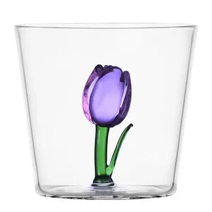 Botanica vannglass 35 cl tulipan lilla v:4172975 Botanica vannglass 35 cl tulipan lilla v:4172975