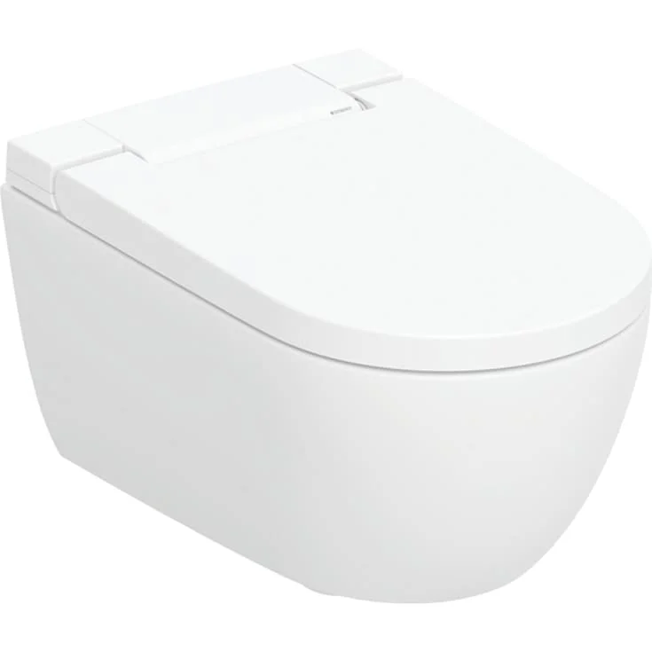 Geberit AquaClean Alba dusjtoalett, uten skyllekant, rengjøringsvennlig, hvit | 6166244