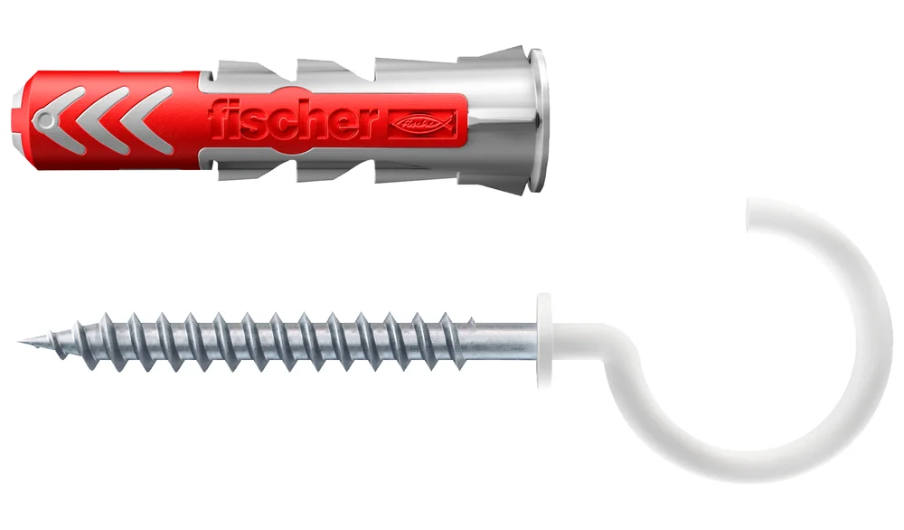 Universalplugg Duopower 8×40 RH N BK 4stk med hvit krok v:6868176 Universalplugg Duopower 8×40 RH N BK 4stk med hvit krok v:6868176