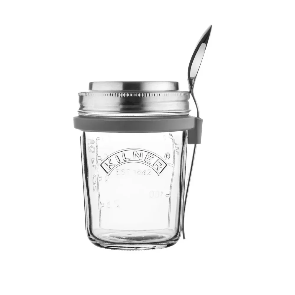 Frokostsett glasskål + skje v:1311332