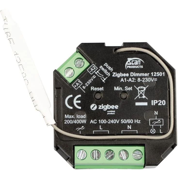 Scan Products Zigbee trykkdimmer | 12501 Scan Products Zigbee trykkdimmer | 12501