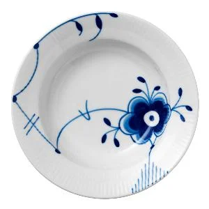 Blå Mega Riflet dessertskål 17 cm v:2077767