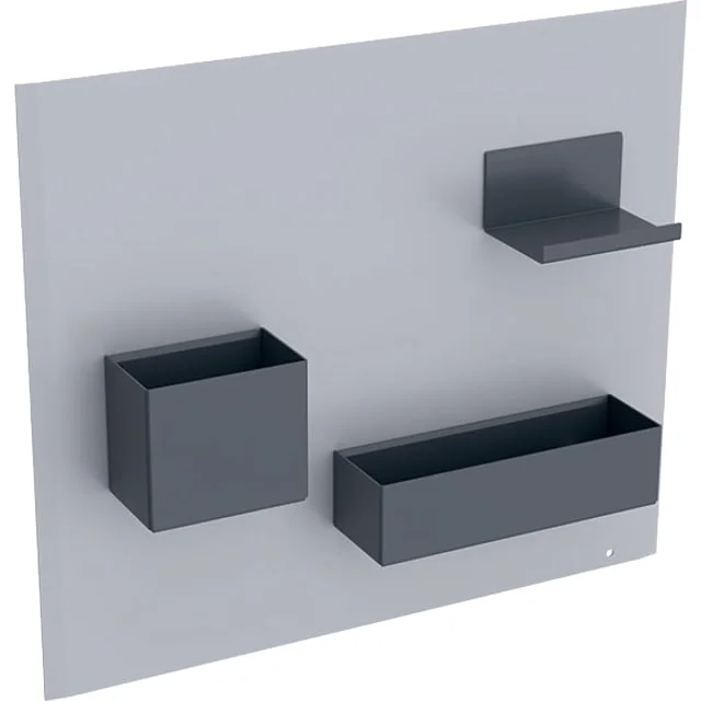 Geberit magnettavle, 44,9x38,8 cm, grå | 500.649.JL.2