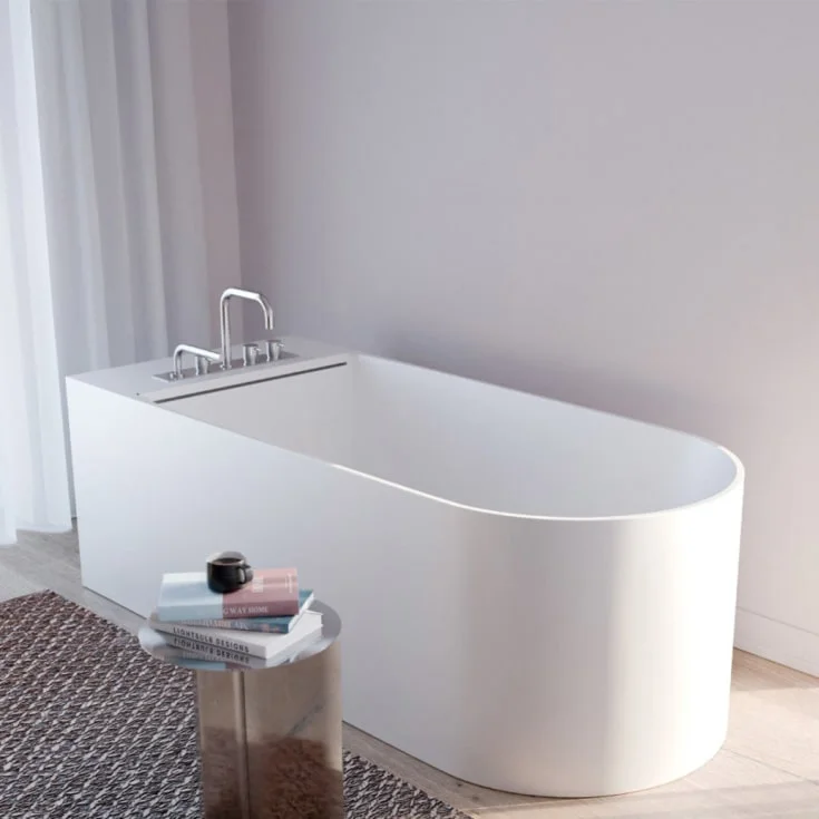 Copenhagen Bath Kanal frittstående badekar, 180×75 cm, hvit matt | 40030052 Copenhagen Bath Kanal frittstående badekar, 180×75 cm, hvit matt | 40030052